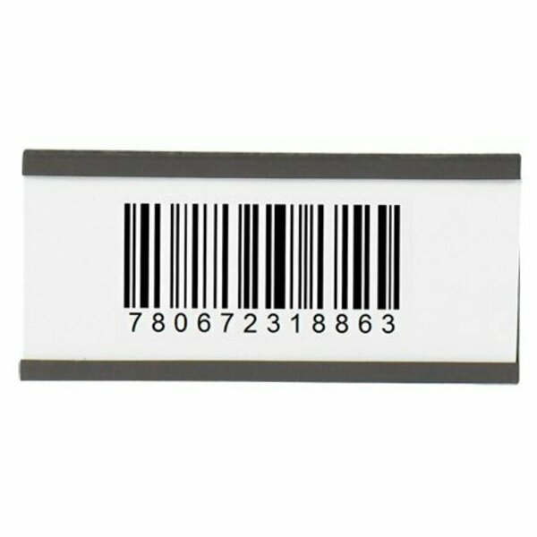 Bsc Preferred 2 x 4'' Magnetic C-Channel Cardholders, 25PK S-15772